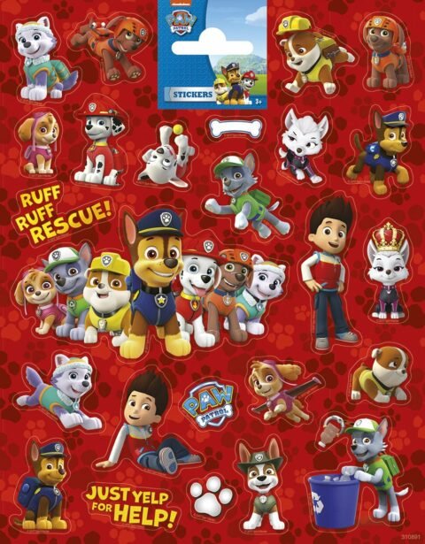 Paw Patrol Klistermärke Mega-Pack main image 0