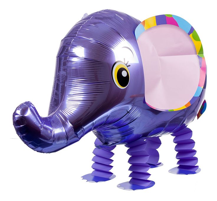 Elefant Air Walker Ballon (mit Helium gefüllt) - Supershape helium
