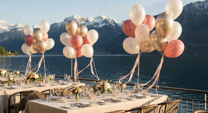 Hochzeitsballons Schweiz: Welche Ballons wirken edel? - Ballonking.ch