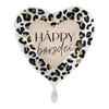 Häppy börsdei Ballon (mit Helium gefüllt)