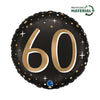 60 Geburtstag Ballon (mit Helium gefüllt)
