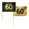 60. Geburtstag Fahnen Sticks