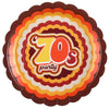 70' - Assiettes en carton pour fête hippie