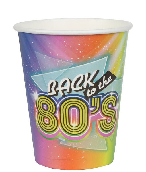 Back to the 80's - Party Papier Becher - Becher