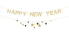 Banner Happy New Year mit Sternen