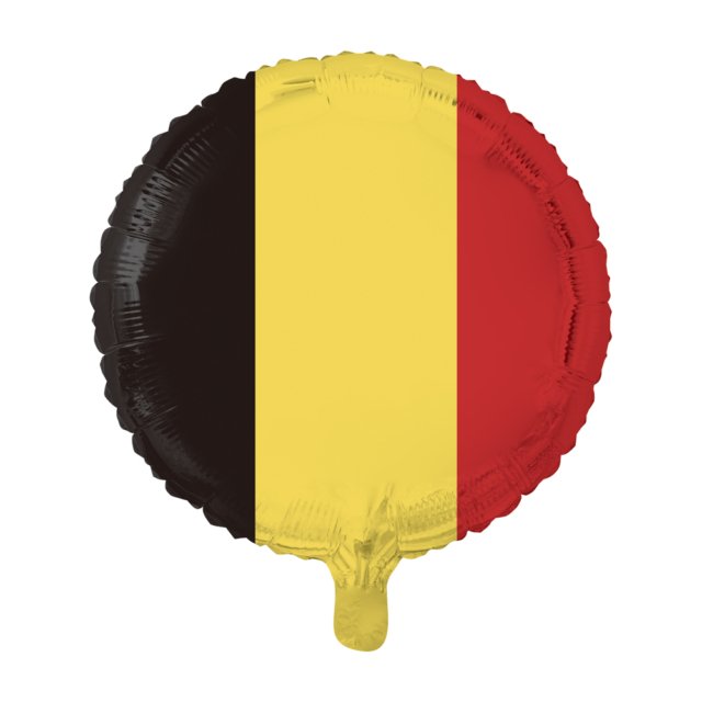 Belgien Fahne Ballon (mit Helium gefüllt) - Rund Ballon helium