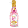 Bubbly Champagner Flasche  (mit Helium gefüllt)