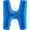Buchstaben Ballon blau H