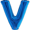 Buchstaben Ballon blau V