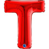 Buchstaben Ballon rot T