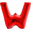 Buchstaben Ballon rot W