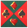 Cartes de casino - Serviettes en papier pour fêtes