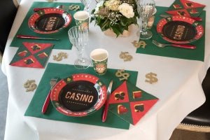 Casino Karten - Party Papier Servietten - Servietten