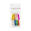 Bâtons de parapluie à cocktail métalliques assortis