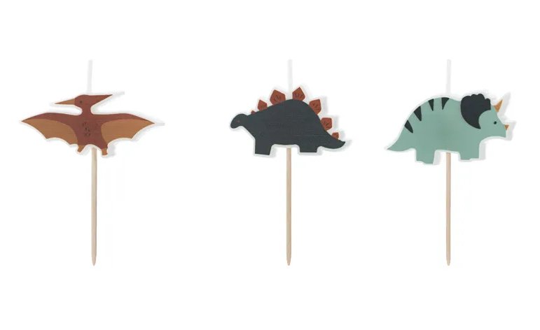 Dinosaurier Geburtstagskerzen - Kerzen