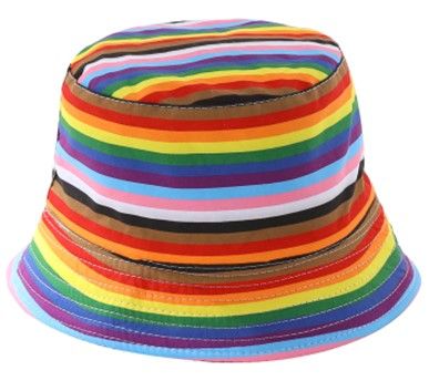 Fischer Hut - Bucket Hat - Pride Flagge 1978 Regenbogen - Bucket Hat