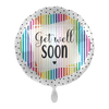 XL Get Well Soon Flower Balloon (filled with helium) 