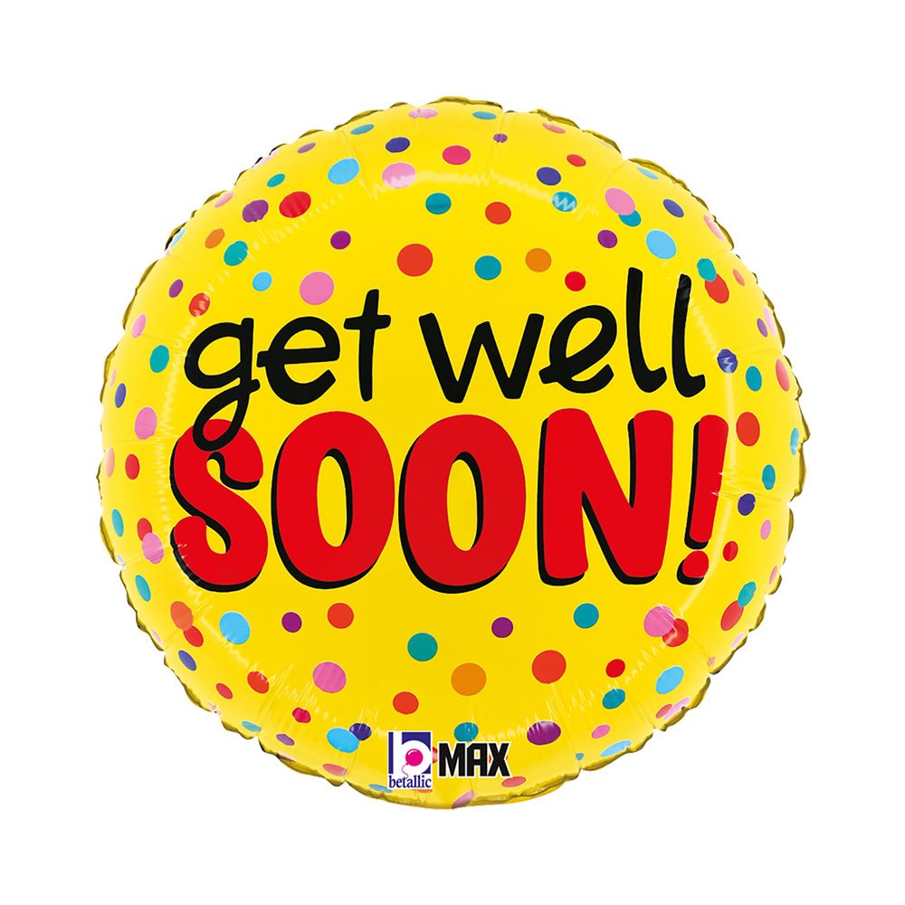 Get Well Soon ! Ballon (mit Helium gefüllt) - Supershape helium