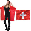 Grand drapeau en tissu suisse