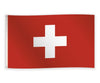 Grand drapeau en tissu suisse