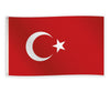 Grosse Fahne aus Stoff Türkei