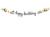 Happy Birthday Banner Baustelle Fahrzeuge