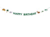 Happy Birthday banner garland color mix 