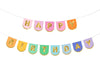 Happy Birthday Banner Girlande farbmix