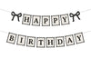 Happy Birthday banner garland color mix 
