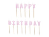 Happy Birthday Geburtstagskerzen Violett