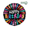 Happy Birthday Party Ballon (mit Helium gefüllt)