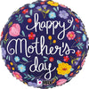 Ballon coeur XL Happy Mothers Day Fête des Mères (rempli d'hélium) 