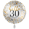Ballon joyeux anniversaire (rempli d'hélium) 