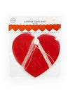 Herz Papiergirlande
