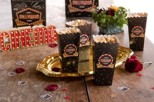 Hollywood Cinema Popcorn - Papier Box 8 St. - Popcorn Box