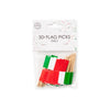 Italien Mini Fahnen Sticks