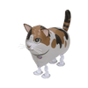 Ballon White Cat Air Walker (rempli d'hélium) 