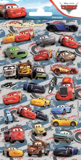 Kleber - Sticker Set Cars - Lightning McQueen - Sticker