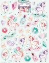 Adhesive - Sticker Set Unicorn