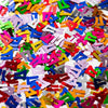 Künstliche Konfetti Multicolor Zahl 17