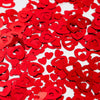 Artificial confetti hearts pink 