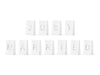Light bags Just Married white 