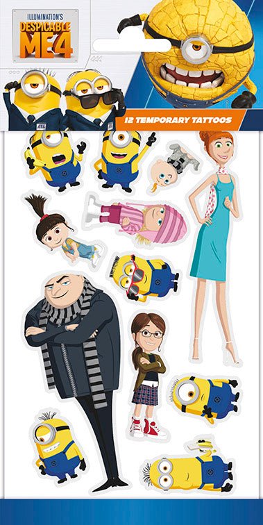 Minions Fan Tattoos temporär - Temporäre Tattoos