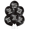 Mürrische Happy Birthday Sprüche Ballon