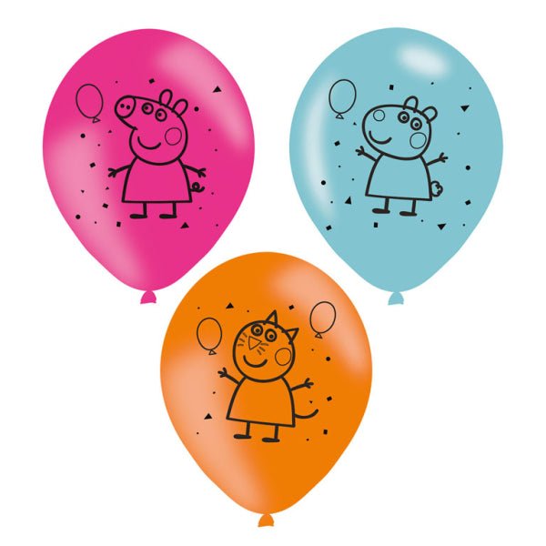 Peppa Pig Ballon - Latex bedruckt