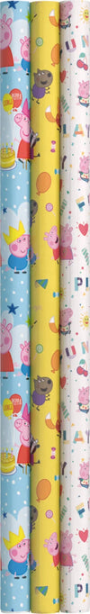Peppa Pig Geschenkpapier 2m x 70cm (1 Rolle)