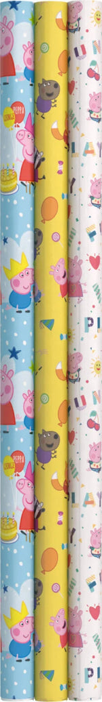 Peppa Pig Geschenkpapier 2m x 70cm (1 Rolle) - Geschenkpapier