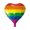 Pride rainbow balloon (filled with helium)