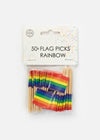 Regenbogen Pride Mini Fahnen Sticks