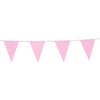 Rosa Wimpelkette - Girlande